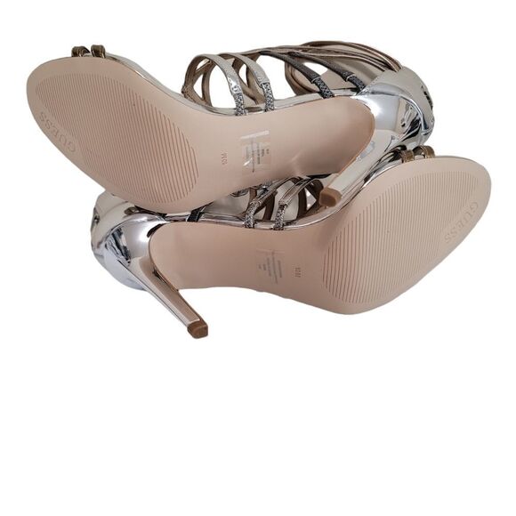 Guess Gold-Multi Pretier Heels 10M NWT - Picture 10 of 12
